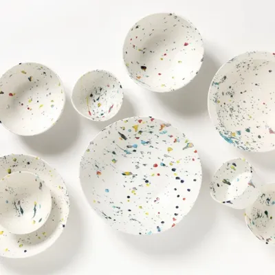 Assiettes au quotidien - [DOGA] Série Millet, porcelaine blanche - DOGA