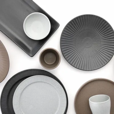 Assiettes au quotidien - [DOGA] Série LOAM, porcelaine blanche - DOGA