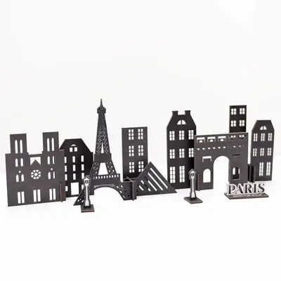 Objets personnalisables - Kit Memory City en bois à faire soi-même - ENJOY THE WOOD
