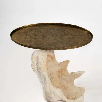 Autres tables  - HIYAS SHELL SIDE TABLE - GENTEEL HOME
