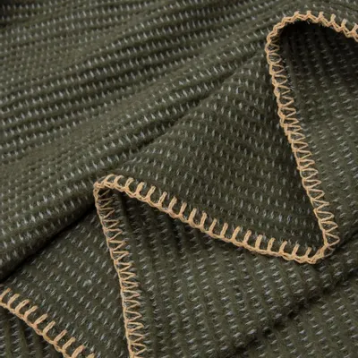 Throw blankets - Blanket Atlas , 150x200cm, green - DILIOS