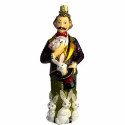 Guirlandes et boules de Noël - The Magician pulling out rabbits out of a top hat - MYSTERIA