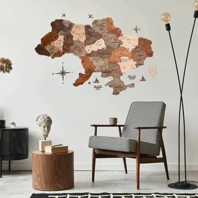 Objets personnalisables - Carte du pays personnalisée - ENJOY THE WOOD
