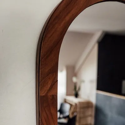 Miroirs - BANUA - Miroir mural en Teck massif - YOALA