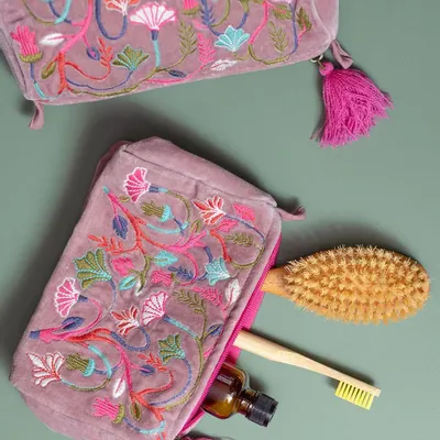 Bags and totes - Velvet Bag FLORAL - TRANQUILLO