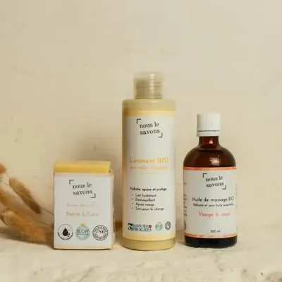 Cosmétiques - Coffret cadeau - Bébé Bio - NOUS LE SAVONS