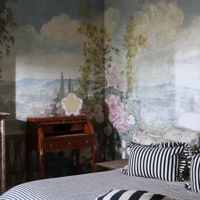Wallpaper - Wall mural - Les roses de Santa Giulia couleur - ANANBÔ