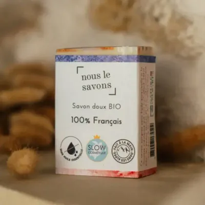 Cosmétiques - Savon bio doux 100% Français - NOUS LE SAVONS