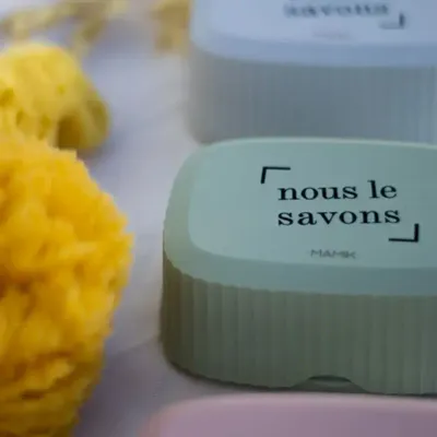 Beauty products - 2 in 1 recycled soap box - NOUS LE SAVONS