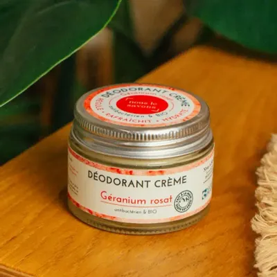 Cosmétiques - Déodorant naturel au Géranium Rosat - NOUS LE SAVONS