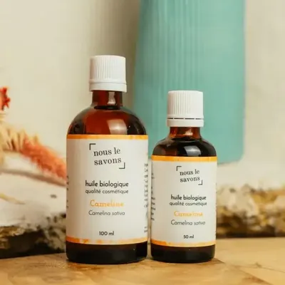Beauty products - Organic Camelina Oil - NOUS LE SAVONS