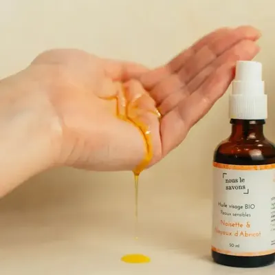 Beauty products - Hazelnut and Apricot Kernel Oil Face Oil - NOUS LE SAVONS