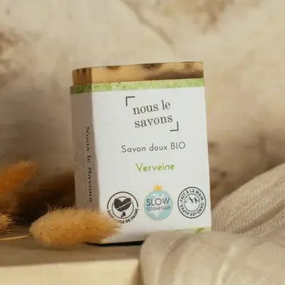 Beauty products - Soft organic soap - Verbena - NOUS LE SAVONS