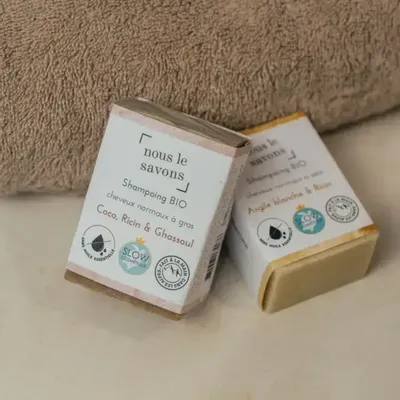 Beauty products - Organic shampoo for oily hair - Coconut, Ricin & Ghassoul - NOUS LE SAVONS