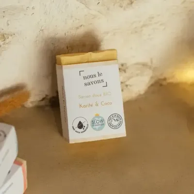 Beauty products - Soft organic soap - Shea & Coconut - NOUS LE SAVONS