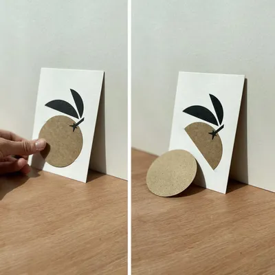 Other wall decoration - ORANGE object card - OISO® creation - OISO