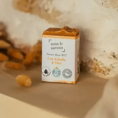 Beauty products - Soft organic soap - Beeswax & Honey - NOUS LE SAVONS