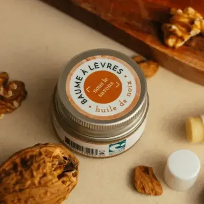 Cosmétiques - Baume à lèvres bio - noix - NOUS LE SAVONS