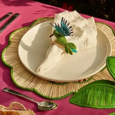 Platter and bowls - Hummingbird Napkin Ring - CORO CORA