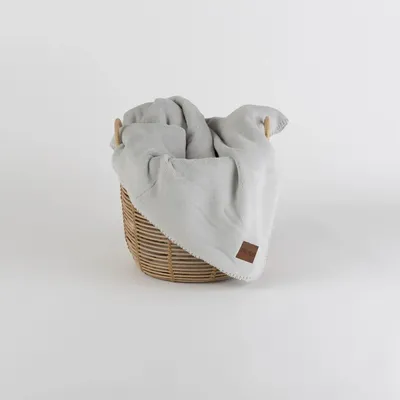 Throw blankets - Blanket Dante, 140x200cm, Grey - DILIOS