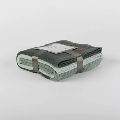 Throw blankets - Blanket AMELIA, 120x175cm, Green - DILIOS