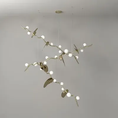 Suspensions - Lampe à suspension Almond fabriquée à la main par Creativemary - CREATIVEMARY