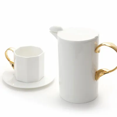 Couverts de service - [ANOTHER CERAMIC] Collection de couverts, porcelaine blanche - ANOTHER CERAMIC