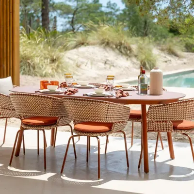 Lawn tables - Phil Dining Table - JATI KEBON