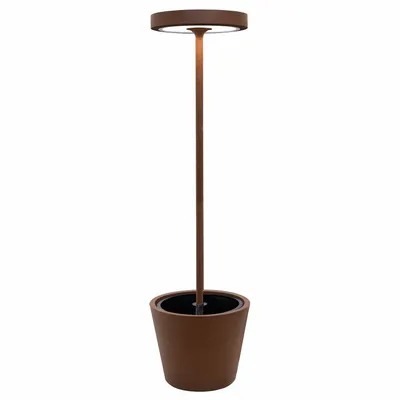 Outdoor decorative accessories - Poldina Reverso Solar L RF portable floor lamp - ZAFFERANO