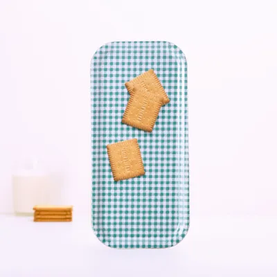 Plateaux - Plateau de service rectangulaire en bois - Petits beurre 15x32 cm - MONBOPLATO
