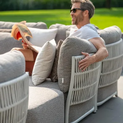 Lawn sofas   - Cala Sofa 1Seat Center - JATI KEBON