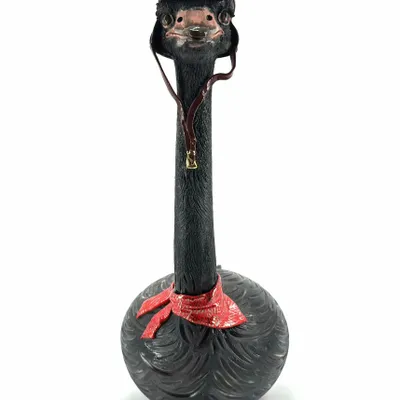 Sculptures, statuettes and miniatures - OSTRICH - MOSCHE BIANCHE