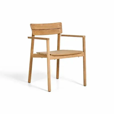 Chaises de jardin - Lynn teak Armchair - JATI KEBON