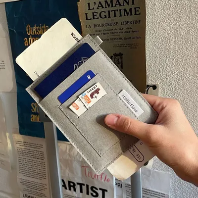 Stationery - [studio floue] Paper Leather Passport Case - SEOUL DESIGN FOUNDATION