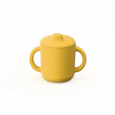 Repas pour enfant - Tasse à bec en silicone avec poignées - Mimosa - EKOBO