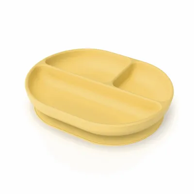 Repas pour enfant - Assiette compartimentée en silicone - Mimosa - EKOBO