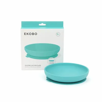 Repas pour enfant - Assiette ventouse en silicone - Lagoon - EKOBO