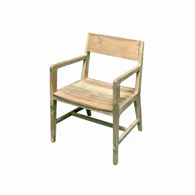 Chairs - Jules arm dining chair natural teak outdoor contract grade - SEMPRE IN & OUTDOOR LIVING BV