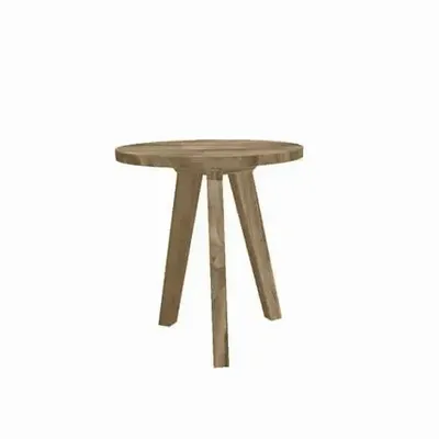 Other tables - Liesje round bar table natural teak outdoor - SEMPRE IN & OUTDOOR LIVING BV