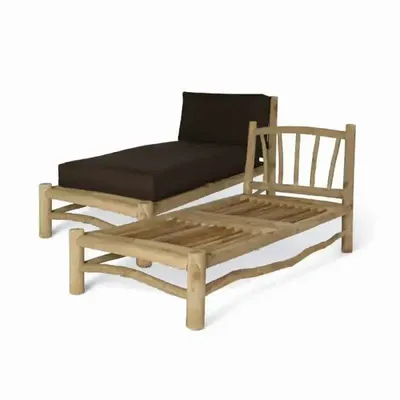 Deck chairs - Rustic-ray sunbed - SEMPRE IN & OUTDOOR LIVING BV