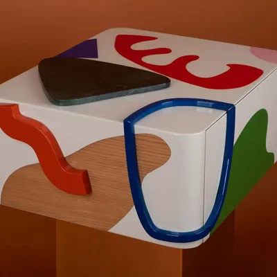 Other tables - Fauves Bedside Table Made in Portugal by Malabar - MALABAR