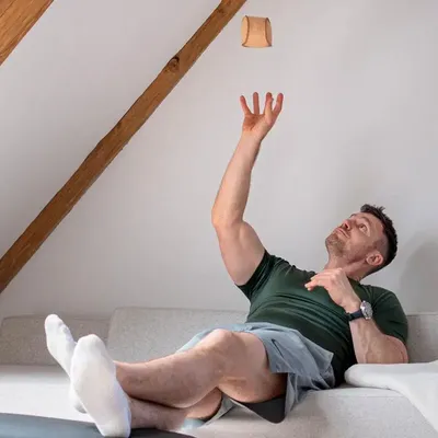 Fitness machines - HaptikBall | Leather Ball - WATERROWER | NOHRD FRANCE