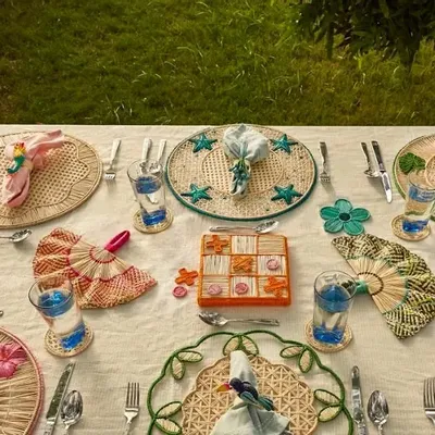 Platter and bowls - Tic Tac Toe - CORO CORA