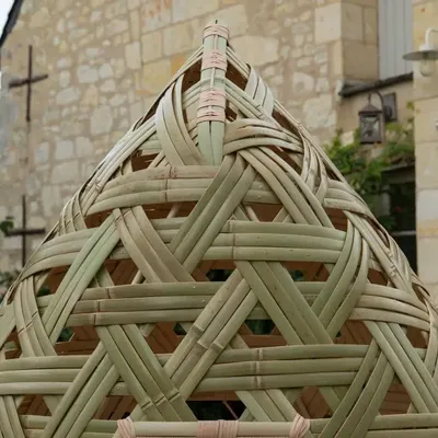 Fauteuils - Fauteuil suspendu "Diamond" - ATELIER BRINS DE MALICE - VANNERIE D'ART