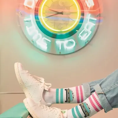 Socks - Athletic Delorean - JIMMY LION