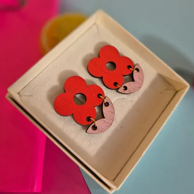 Bijoux - Boucles d'oreilles GISELE Un chat qu'a sa puce - UN CHAT QU'A SA PUCE