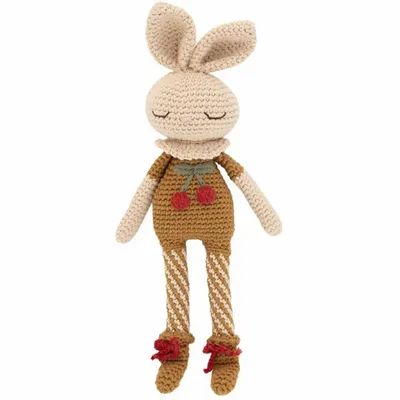 Soft toy - Britney Bunny Cherry Blossom I ecru - PATTI OSLO