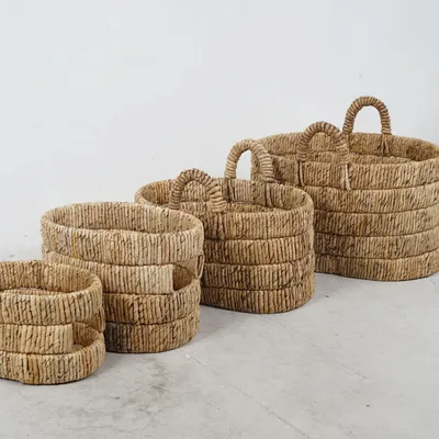 Decorative objects - LESTICIA BASKET - INDO RISAKTI