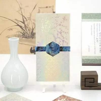 Papeterie - [SHELLANG] Papier coloré (laque coréenne en nacre) - KCDF