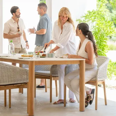 Chaises de jardin - Acri teak Armchair - JATI KEBON